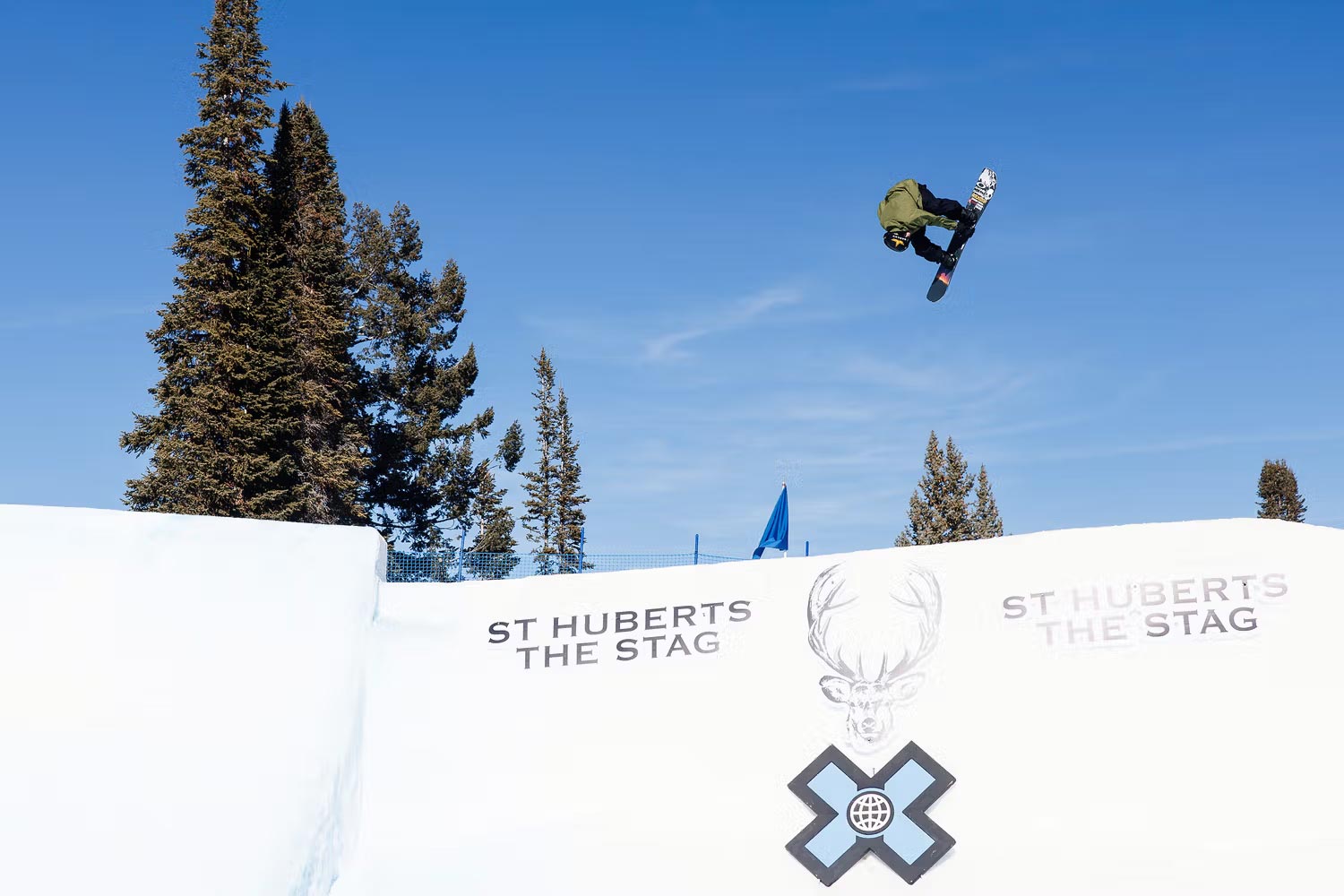 Red Gerard competing at X Games Aspen 2024