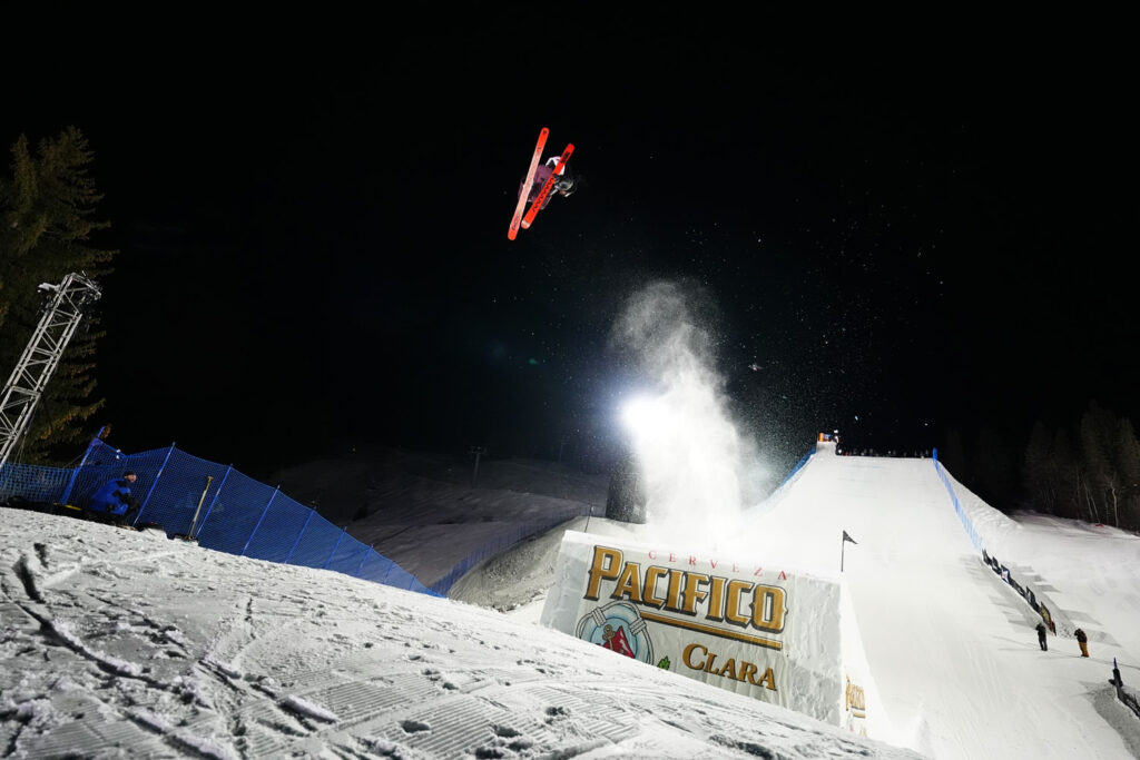 Matej Svancer during Mens Ski Big Air Final at 2025 X Games Aspen