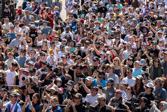 Crowd at X Games Aspen Men's Best Trick Vert