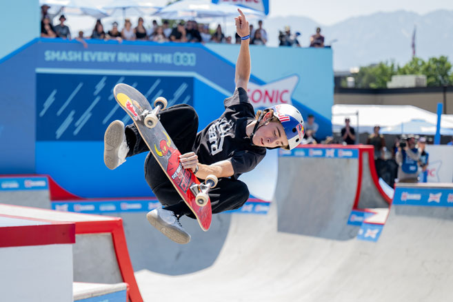 Men's Skateboard Park at X Games Salt Lake City 2025