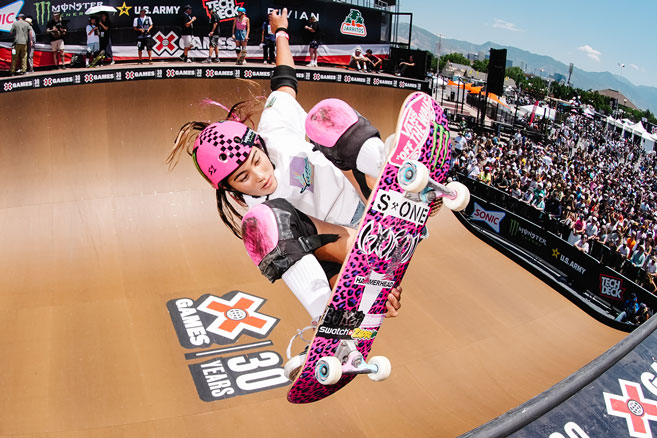 Women's Skateboard Vert at X Games Salt Lake City 2025