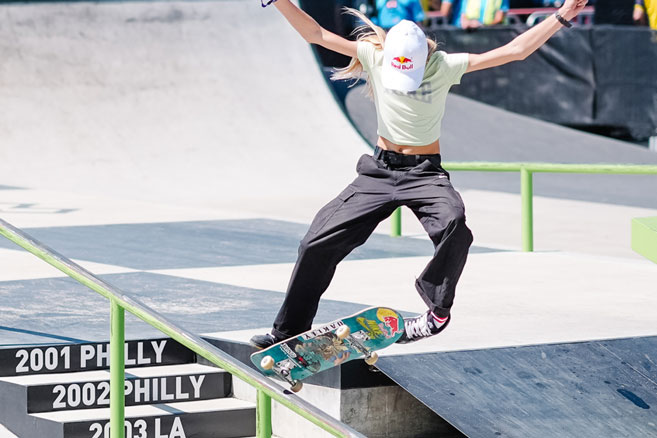 Chloe Covell Best Trick Skateboard Street at Salt Lake City 2025