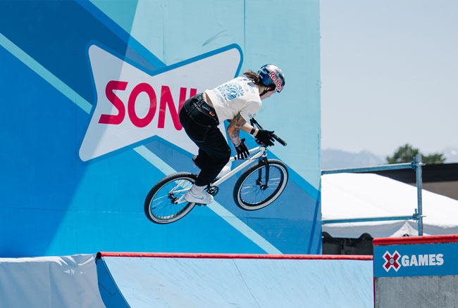 Women's BMX Park at SLC 2025 Nikita Ducarroz