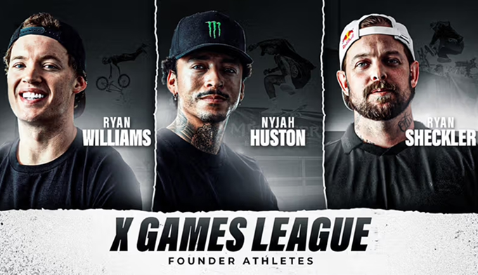 X Games Launches X Games League (XGL) Founder Athletes