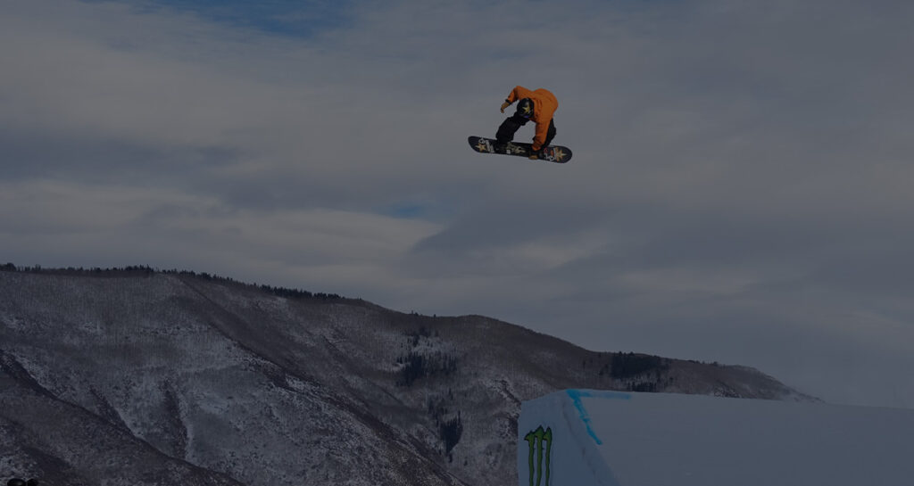 snowboard athlete big air