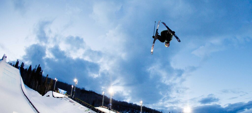 ski athlete big air competition
