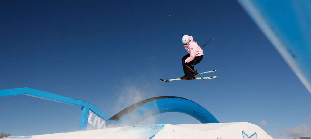 ski athlete slopestyle competition