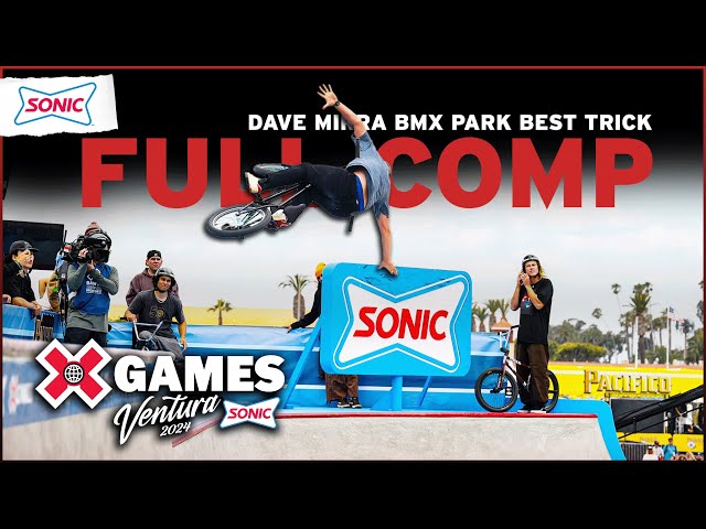 Dave Mirra BMX Park Best Trick on the SONIC Park Course | Ventura 2024