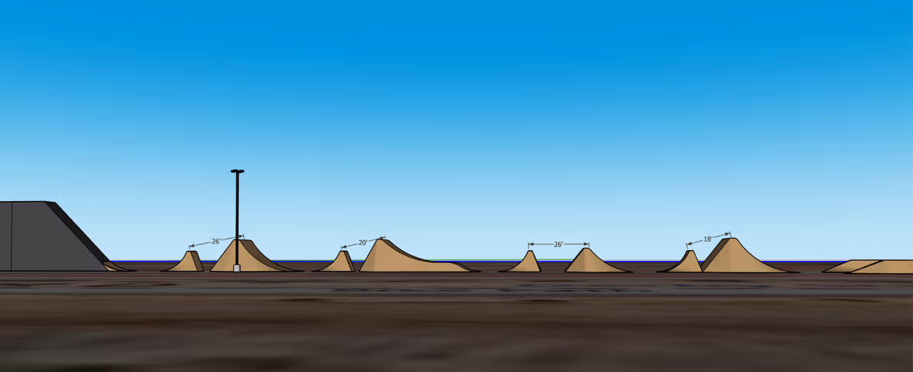 bmx dirt course