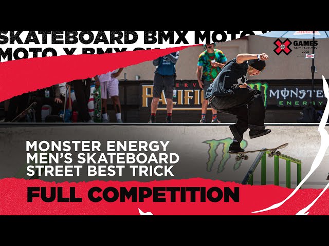 Monster Energy Men&#8217;s Skateboard Street Best Trick | Salt Lake City 2025