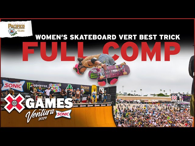 Pacifico Women&#8217;s Skateboard Vert Best Trick | Ventura 2024
