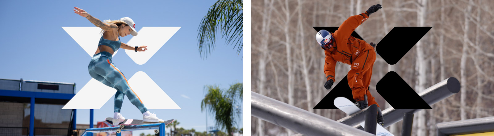 X Games brand refresh graphics