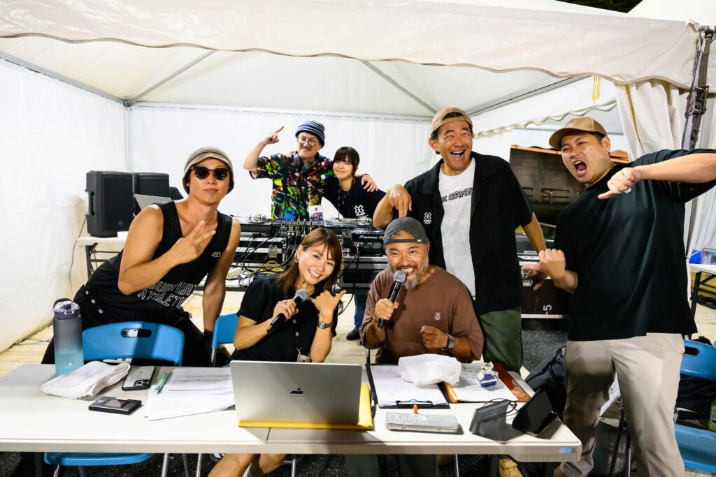 Announcers during 2024 X Games Chiba