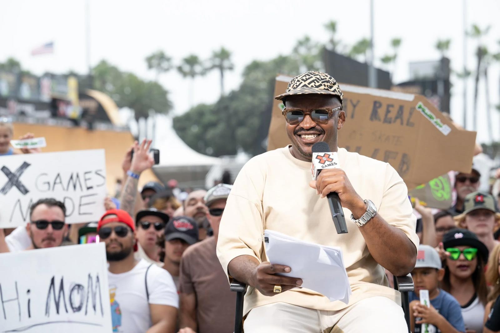 Selema Masekela at a past X Games event