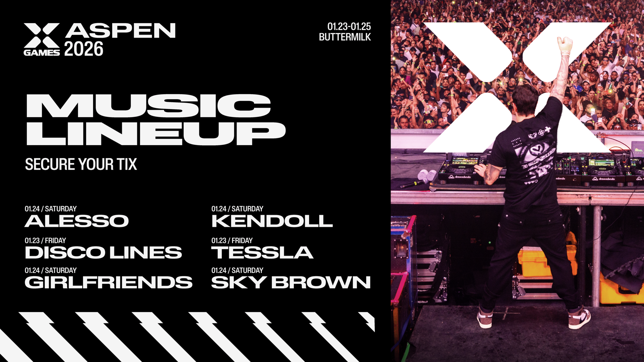 X Games Aspen 2026 Music Lineup