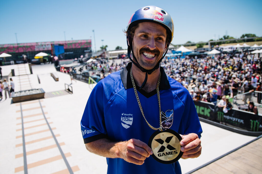 Garrett Reynolds, Monster Energy Men’s BMX Street Final gold medalist. Photo Credit: Zielinski/X Games
